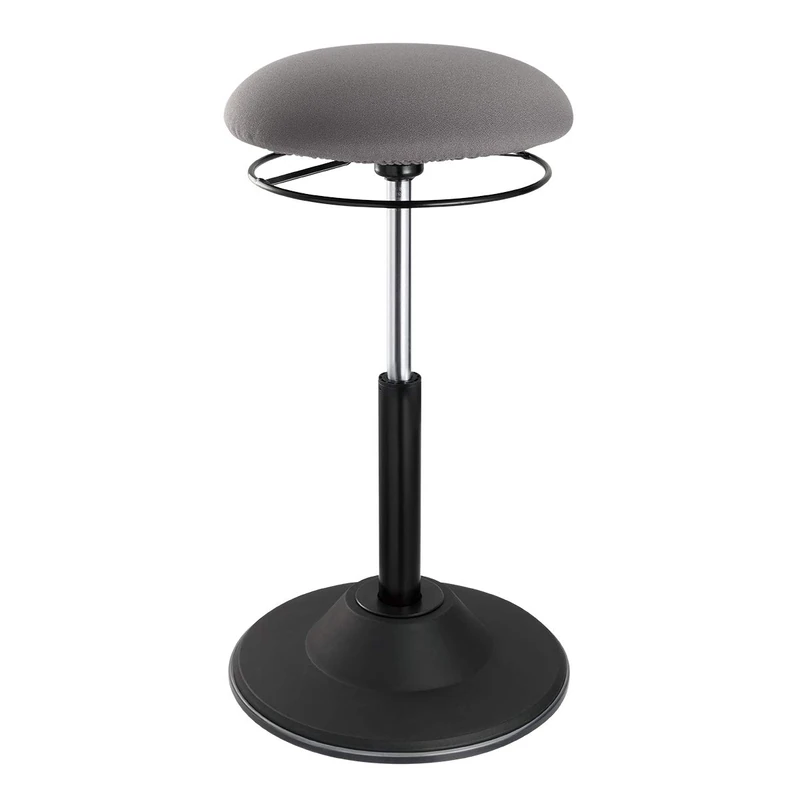 LogiLink EO0022 Height Adjustable Ergonomic Office Stool for Effective Reduction of Leg Fatigue and Strain