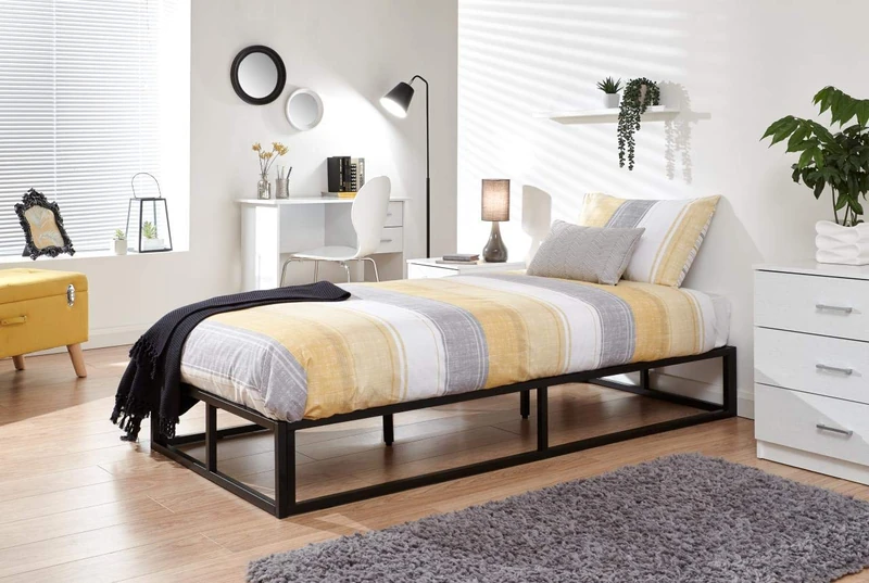 GFW Urban Metal Platform Single Bed Frame - Image 1