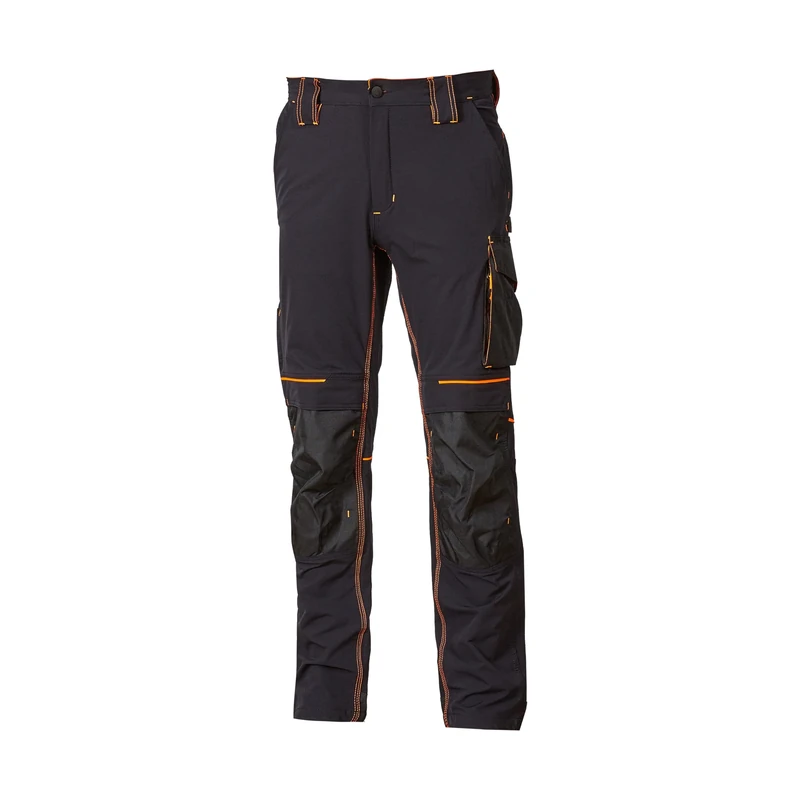U-POWER | Pantaloni da Lavoro Uomo ATOM, Idrorepellenti, Protezione Ginocchia, Alta Traspirabilità, 90% nylon 10% spandex