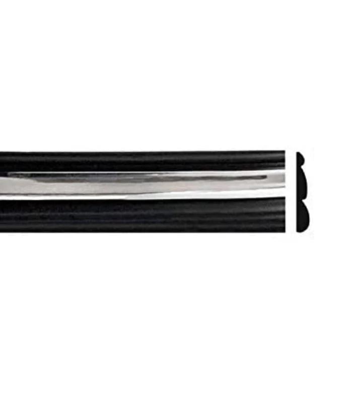 Automotive Authority LLC Black Chrome Side Body Trim Molding Replacement for 1992-1996 F150, F250, F350, Bronco - 2" Wide (Full Roll - 24 ft) - Image 1
