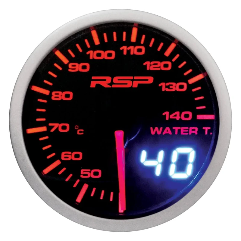 RSP "Depo Type" LED Electric Water Temp Gauge, 52 mm Size