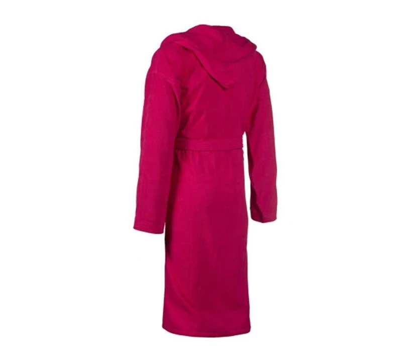 ARENA Unisex Zeppelin Light Cotton Bathrobe, Terrycloth Robe with Hood and Pockets, Comfortable and Lightweight, XS, Freak Rose