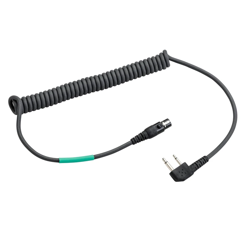 3M PELTOR FLX2 Cable Icom 2-Pin Angled, FLX2-35, 1 per Package - Image 1
