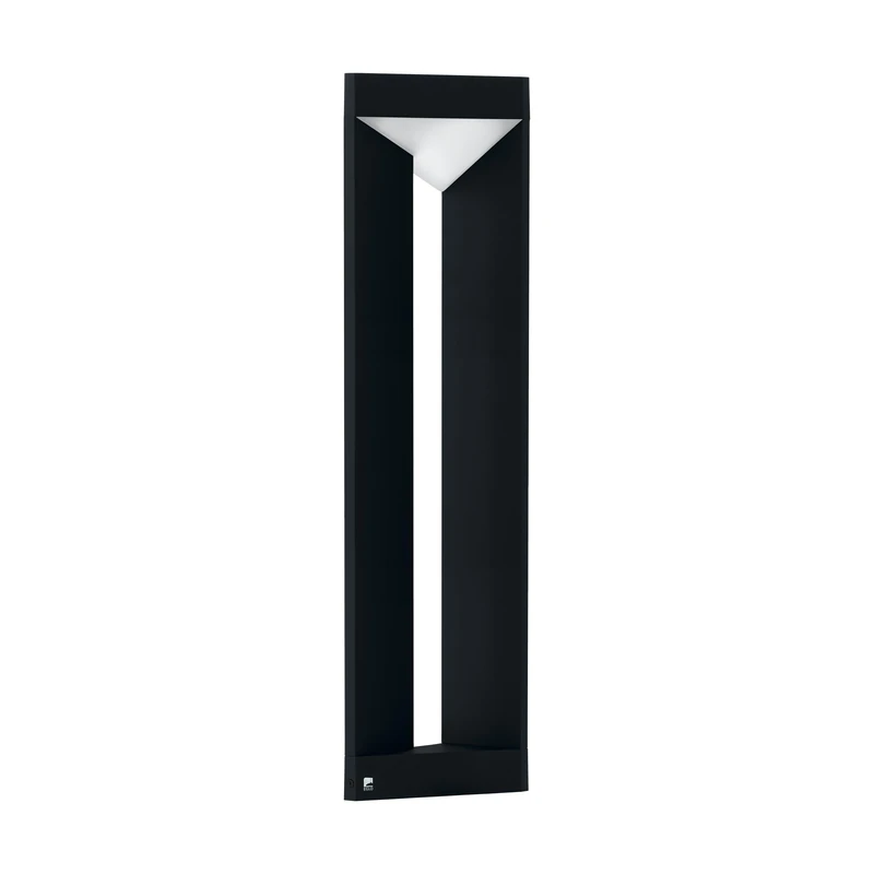 EGLO Nembro LED Outdoor Floor Lamp, 1-Bulb Outdoor Light, LED Floor Lamp Made of Cast Aluminium in Black and Plastic in White, LED Outdoor Lamp Warm White, IP44