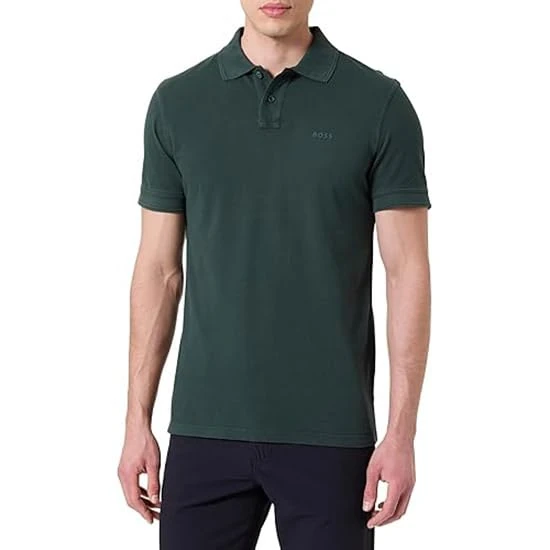 BOSS Men's Prime Polo, Open Green350, XXXL