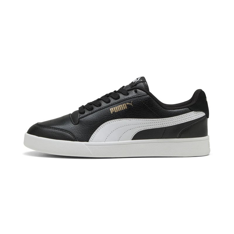 Puma Shuffle Unisex Sneakers, Puma Black Puma White Puma Team Gold, 4.5 UK
