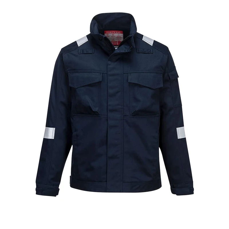 Portwest Bizflame Ultra Jacket, Color: Navy, Size: L, FR68NARL