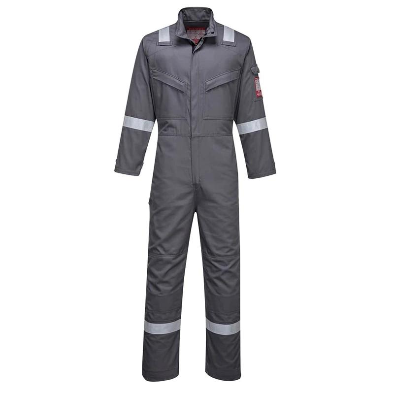 Portwest Bizflame Ultra Coverall, Size: XXL, Colour: Grey, FR93GRRXXL