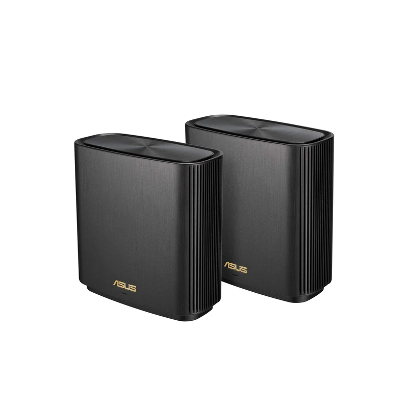 ASUS ZenWiFi XT8 AX6600 Whole-Home Tri-Band Mesh WiFi 6 System (2 Pack), Coverage Up to 510sq m or 5500sq ft 6+ Rooms, 6.6 Gbps WiFi, 3 SSIDs, Network Security, PS5 Compatible, 2.5G Port