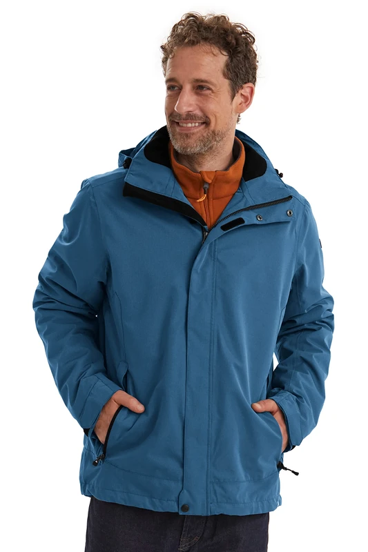 Killtec Xenios Functional Zip-off Jacket - Denim Blue, 3X-Large