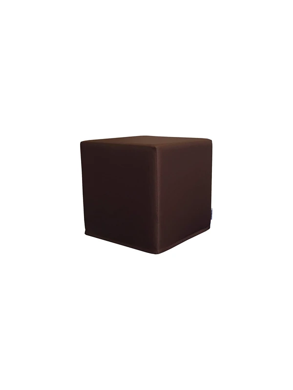 PanQube Module 7-D-BR Pufa Verona 39 Children's Footstool without Embroidery, Brown, 39 cm x 39 cm x 39 cm - Image 1