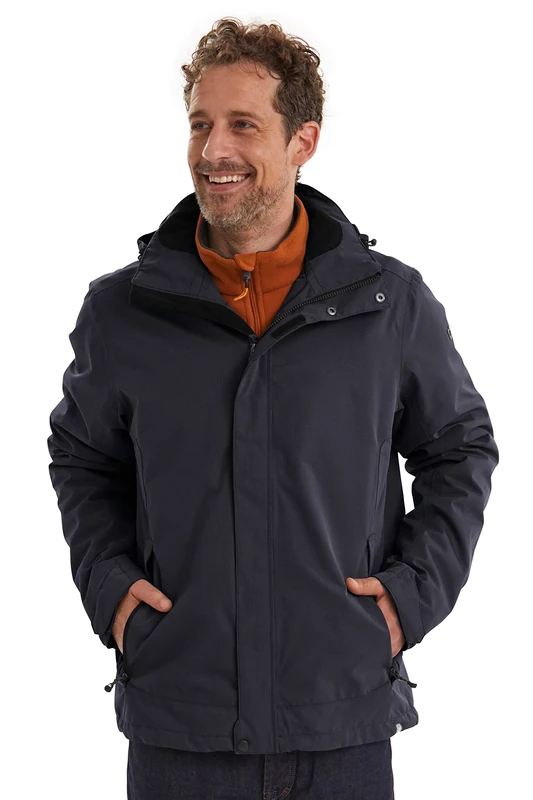 Killtec Xenios Functional Zip-off Jacket - Black, 3X-Large