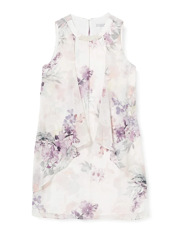 Gina Bacconi Women's Mariette Cocktail Dress, Ivory, 08