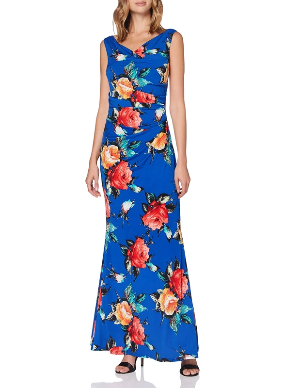 Gina Bacconi Women's Valdine Jersey Maxi Dress Royal - Image 1