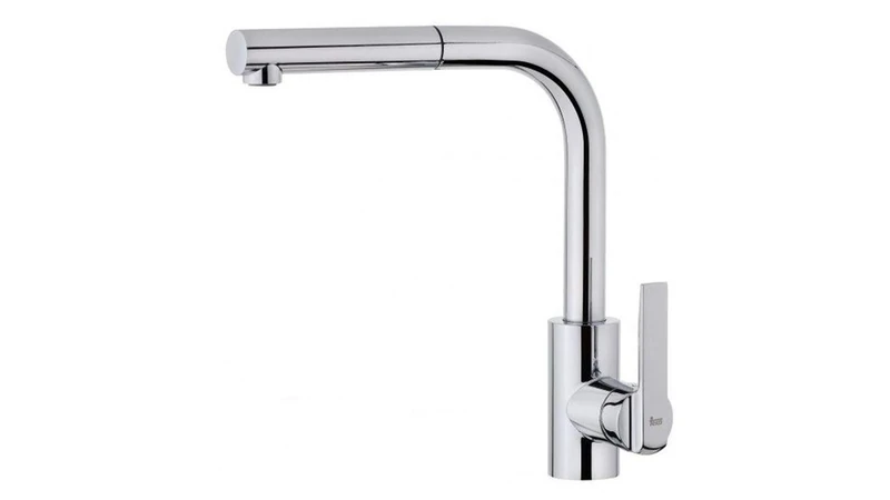 Chromed Kitchen Sink tap with Pull-Out spout from Teka in 938-539381200
