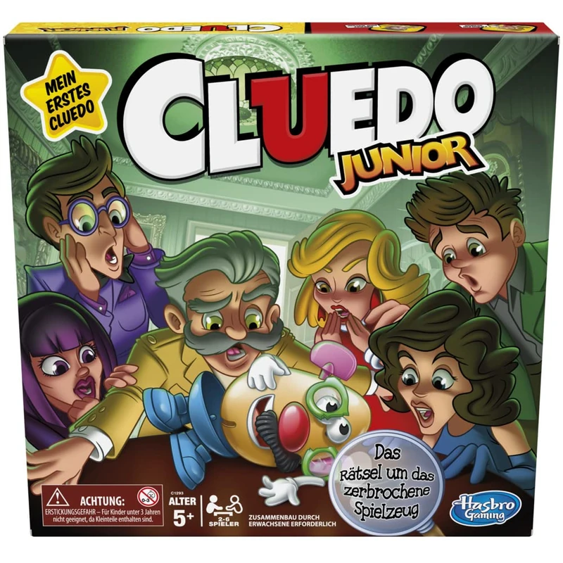 Hasbro Gaming C1293100 Junior Classic Detective Game Age 5+ (German)