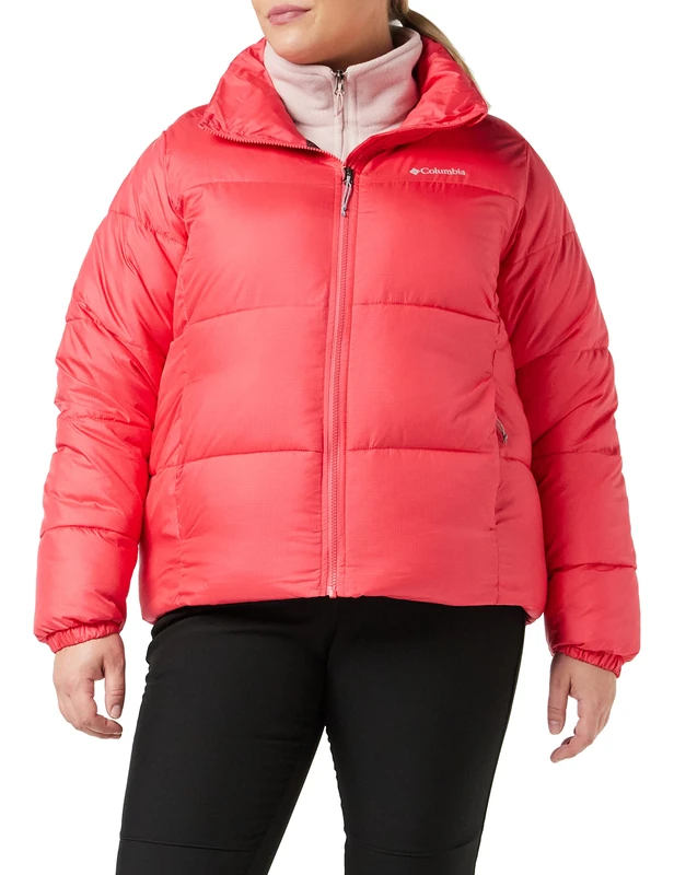 Columbia Women's Puffect Puffer Jacket - Bright Geranium - L