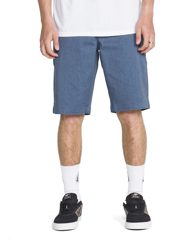 Volcom Men's Vmonty Stretch Chino Short, Heather Blue, 29
