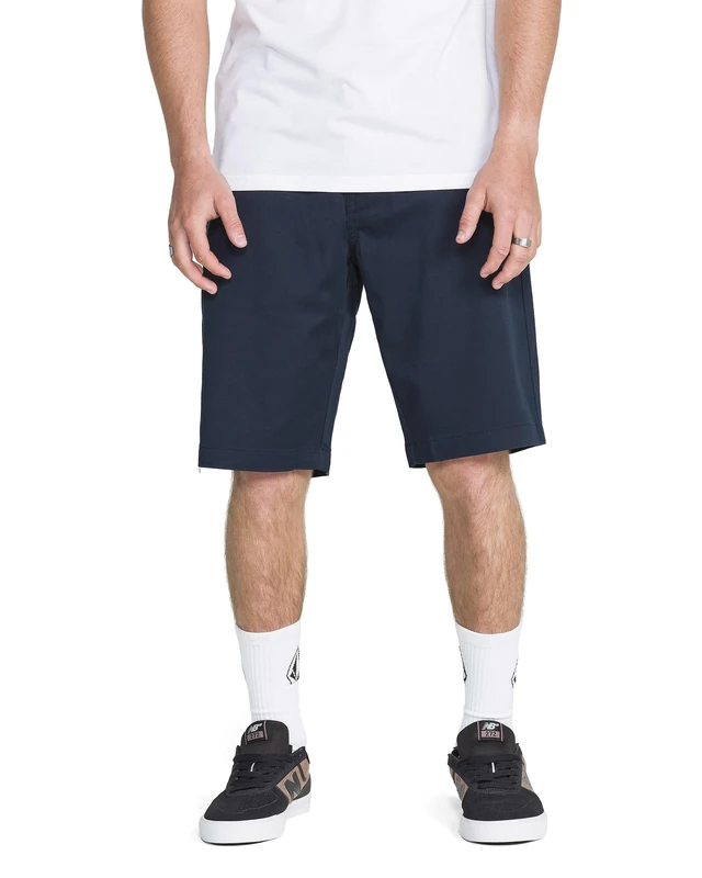 Volcom Men's Vmonty Stretch Chino Short, Dark Navy, 29