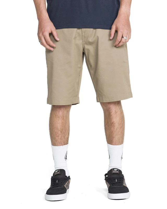 Volcom Men's Vmonty Stretch Short, Khaki, 33