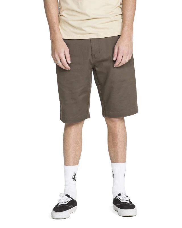 Volcom Men's Vmonty Stretch 22 Shorts, Mushroom, 28