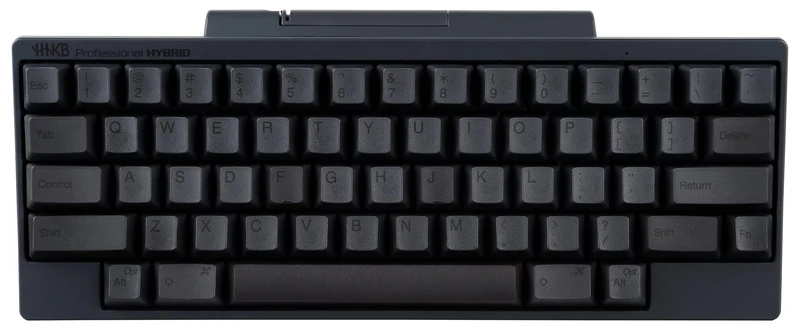 HHKB HYBRID Keyboard PD-KB800B, Printed Keycaps, Bluetooth Professional Mechanical 60% Keyboard, Compact, USB-C (Charcoal)