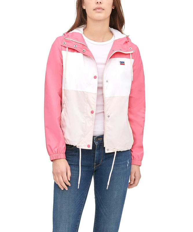 Levi's Size Women's Plus Retro Hooded Track Jacket