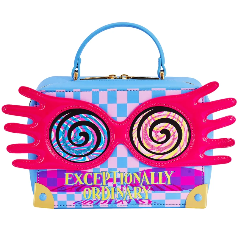 Fred Segal Harry Potter Crossbody Bag, Women's Luna Glasses Abstract Mini Adjustable Shoulder Bag, Multi, Multi