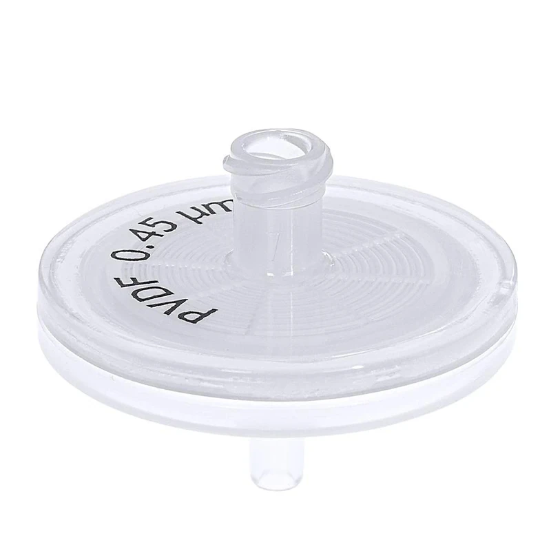 GVS Filter Technology, Syringe Filter, ABLUO, 25mm, PVDF Membrane, 0.45µm, PP Housing, 100/pk