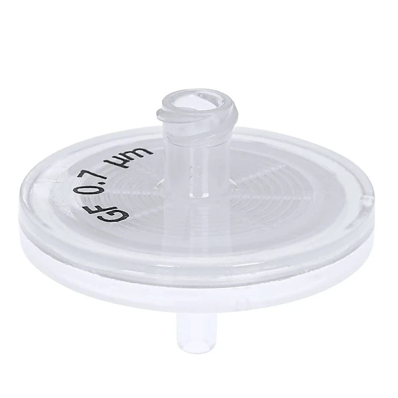 GVS Filter Technology, Syringe Filter, ABLUO, 25mm, Glass Fiber Membrane, 0.70µm, PP Housing, 100/pk