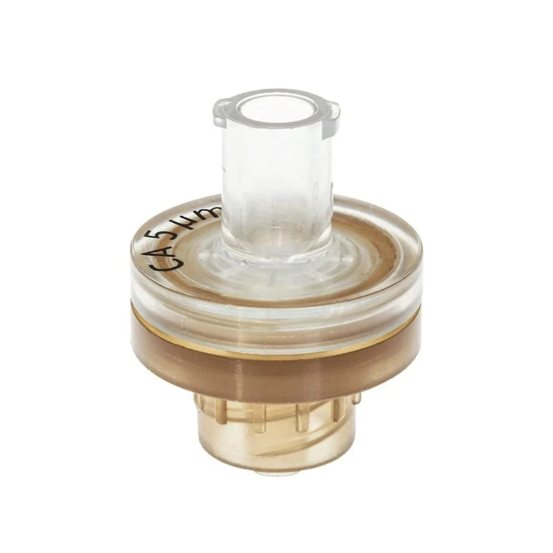 GVS Filter Technology, Syringe Filter, ABLUO, 13mm, CA Membrane, 5.0µm, Acrylic Housing, Brown Color, 100/pk