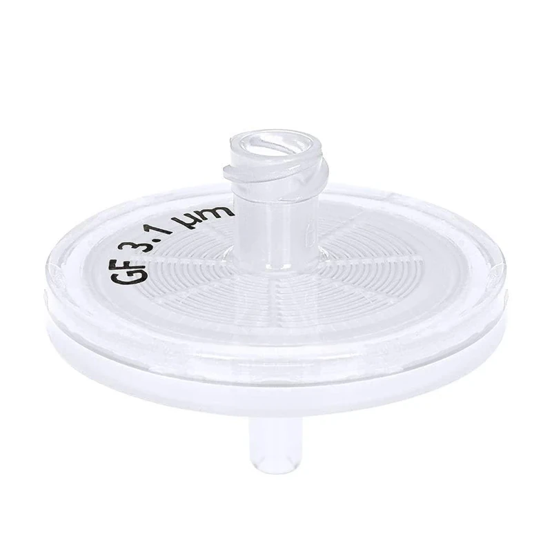 GVS Filter Technology, Syringe Filter, ABLUO, 25mm, Glass Fiber Membrane, 3.10µm, PP Housing, 100/pk