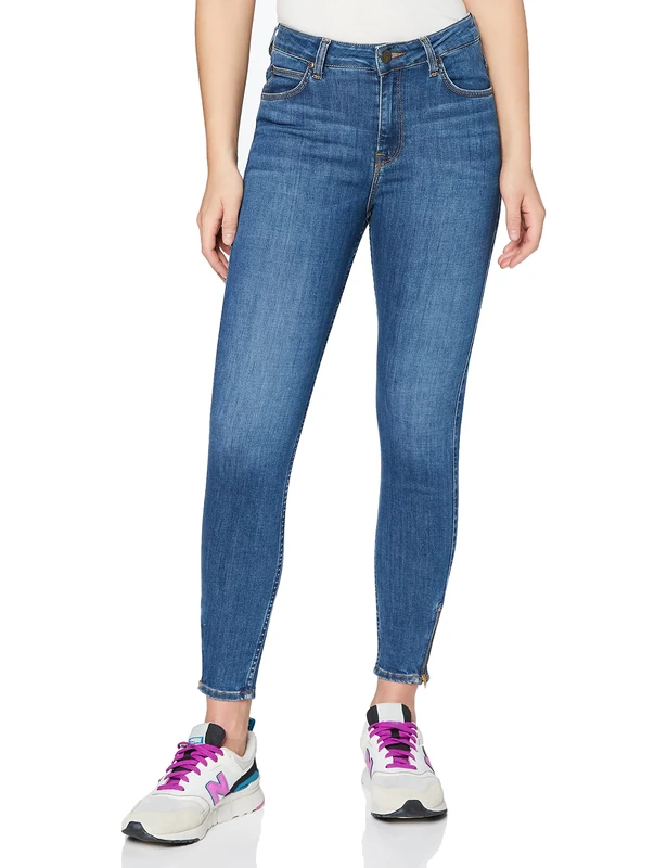 Lee Women's Scarlett High Jeans, Mid Foster, 25W / 31L - Image 1