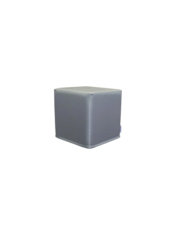 PanQube Modul 6-PO Pufa Verona 30 Footstool without Embroidery Popiel 30 cm x 30 cm x 30 cm