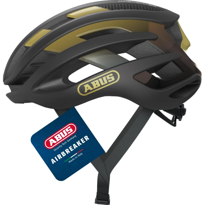 ABUS AirBreaker road bike helmet - high-end bike helmet for professional cycling - for teenagers and adults - helmet for men and women