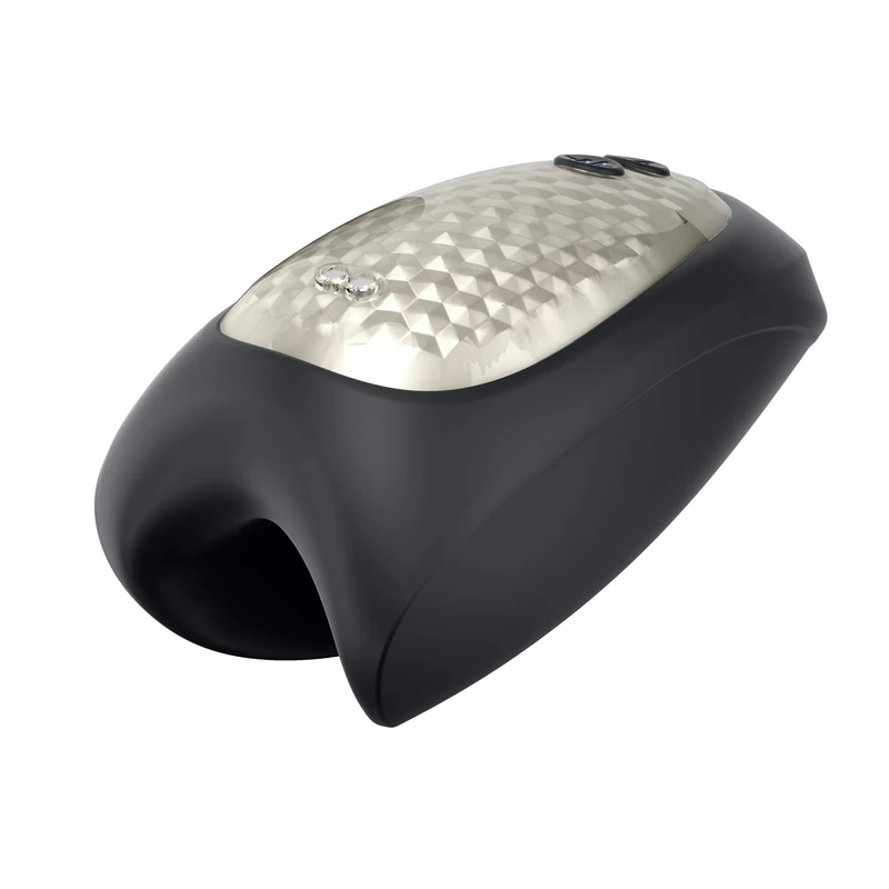 MANWAND Pulsion One Pulsating Male Stroker 3 Pulsation Modes & 7 Speeds Heating Function Phthalate-Free Soft Silicone Rechargeable via USB Black