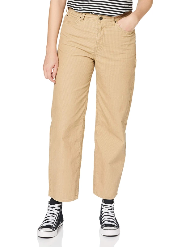 Lee Women's Wide Leg Corduroy, Cornstalk, 29/31 - Image 1