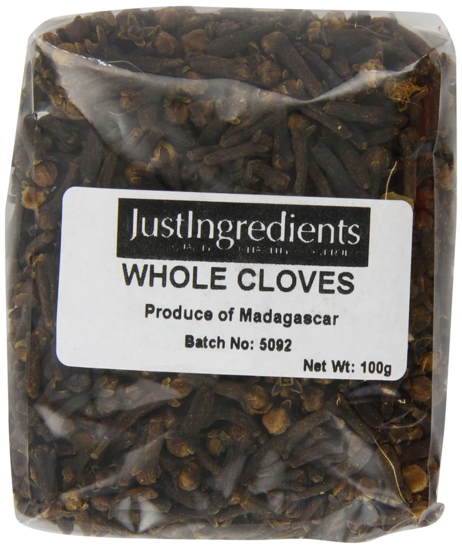 JustIngredients Essentials Cloves 100g, Whole Cloves for Tea, Water and Creating Spice Blends
