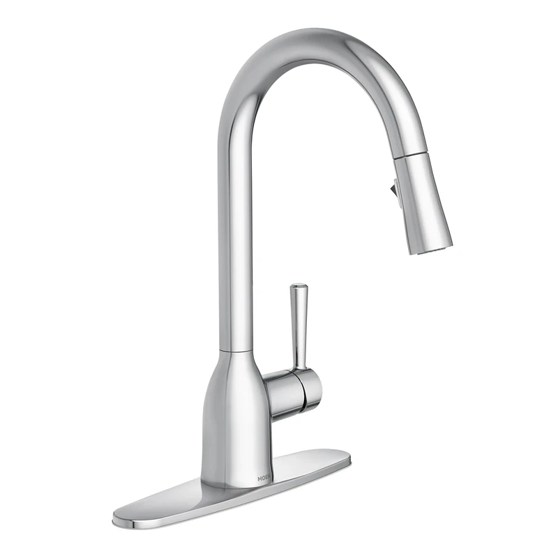 Moen 87233 Adler One-Handle High Arc Pulldown Kitchen Faucet, Chrome