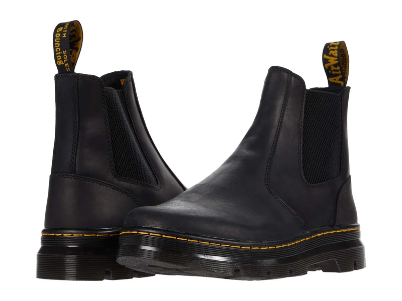 Dr. Martens 26002001 Chelsea Boot Men Black Wyoming UK 9