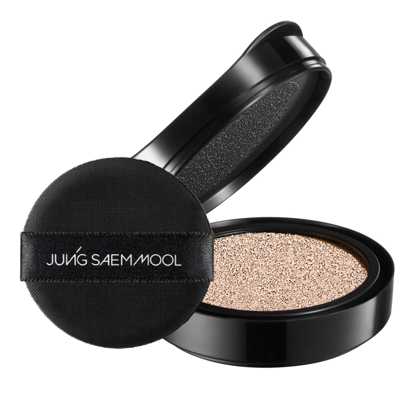 JUNG SAEM MOOL [JUNGSAEMMOOL OFFICIAL] Essential Skin Nuder Cushion (Pink Light) | Refill | Natural Finish | Buildable Coverage | Makeup Artist Brand, [Refill Only] 05 Pink Light