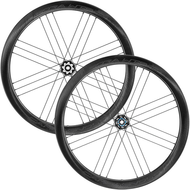 Campagnolo Bora WTO 45 Disc Brake 2-Way Fit Tubeless Wheelset, Dark Label, Campagnolo Freehub