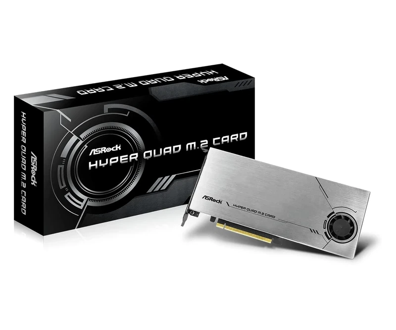 Asrock Hyper Quad M.2 carte et adaptateur d'interfaces Interne