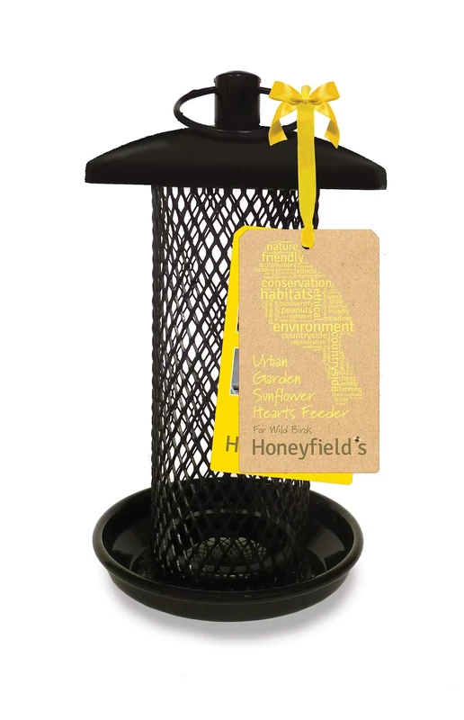 Honeyfield's 71485297 Wild Bird Urban Garden Sunflower Hearts Feeder Small, Black, 20.0 cm*11.2 cm*11.2 cm