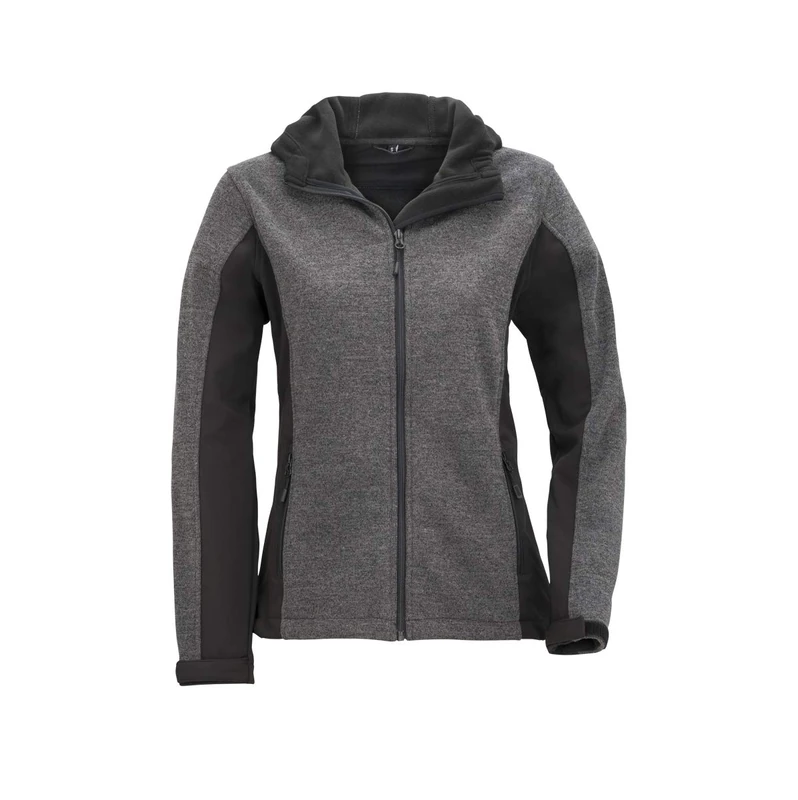 Wäfo Brixen Women's Softshell Jacket, womens, Softshell jacket, 6115, anthracite/black, XS - Image 1