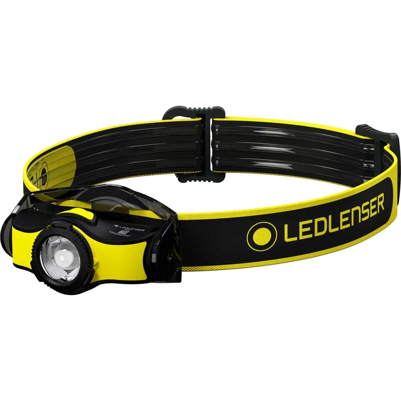 Ledlenser iH5 - Battery Powered LED Head Torch with Helmet Mount, Super Bright 200 Lumens Headlamp, Camping, Fishing, Hiking Equipment, Rechargeable Work Head Torch, Up to 35 Hours Running Time