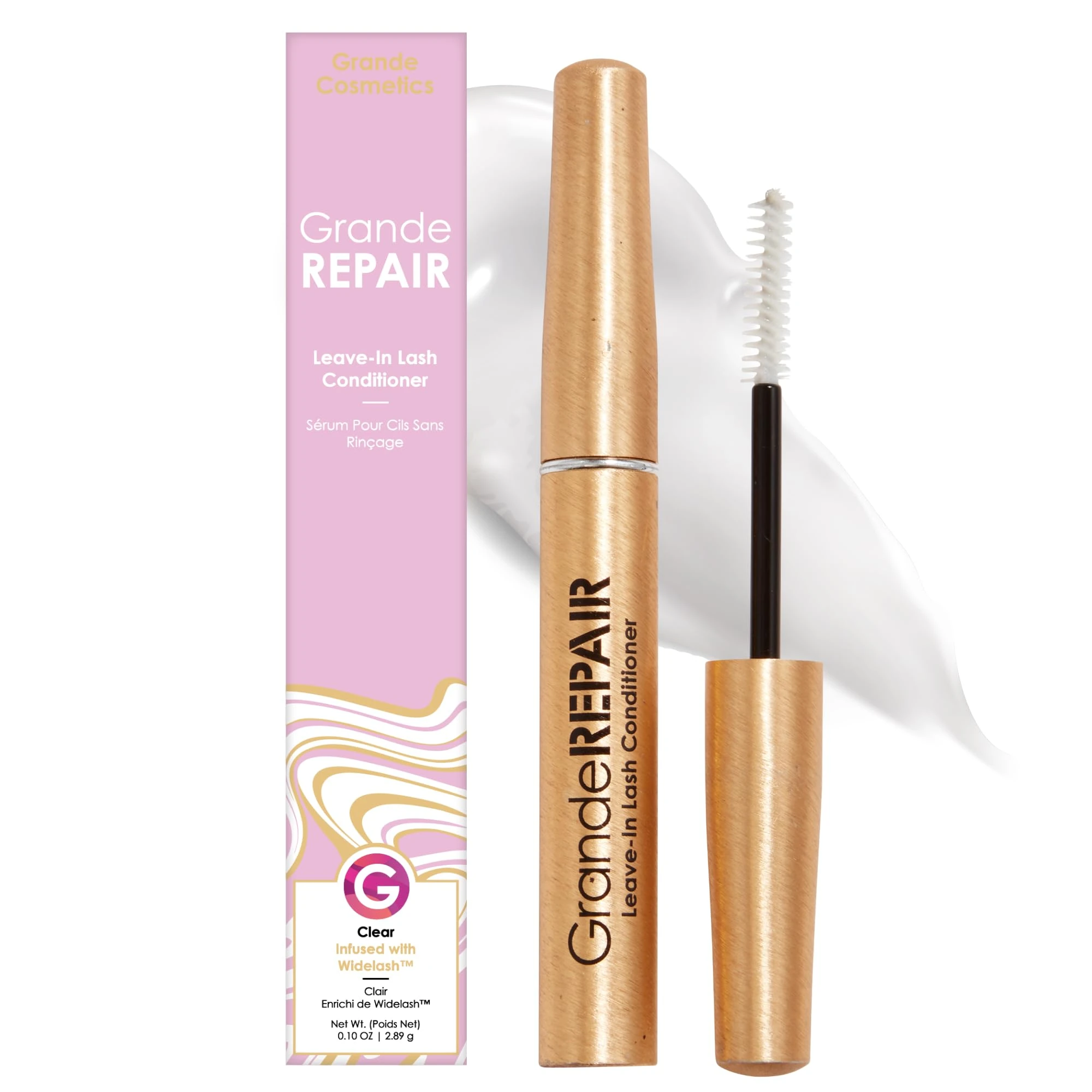 Grande Cosmetics GrandeREPAIR Leave-In Lash Conditioner - Invisible Lash Softener & Strengthener