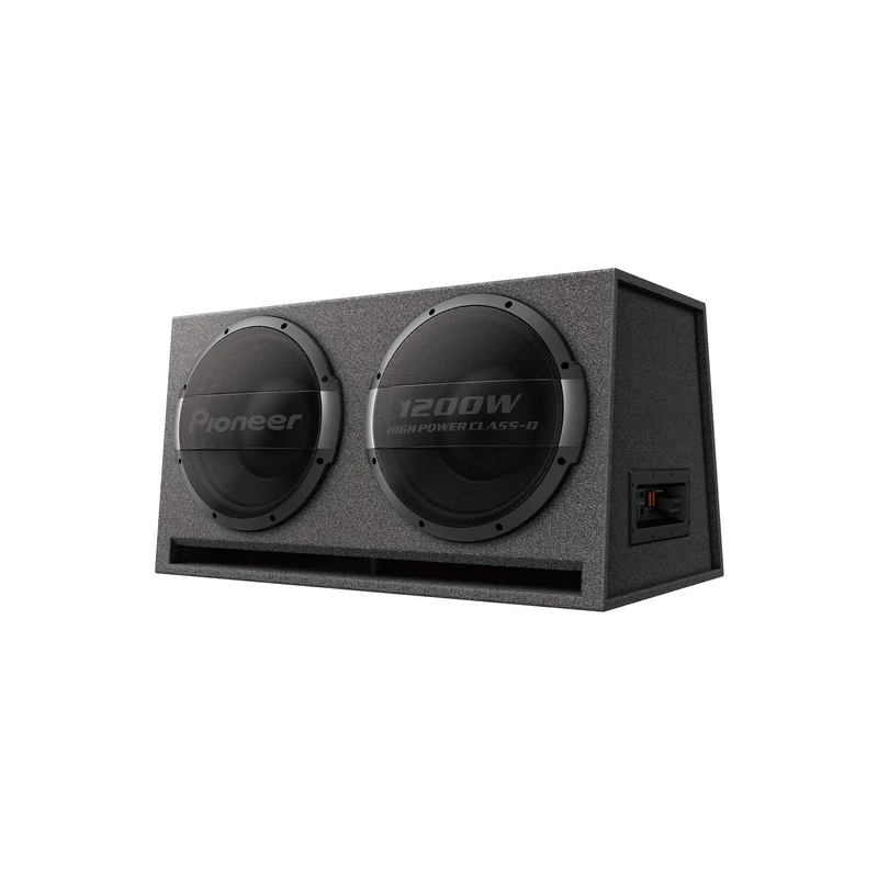Pioneer Ts-Wx1220Ah Bass Reflex Subwoofer With Built In Amplifier, 3000 W, Black, Grey, 30 x 2 cm