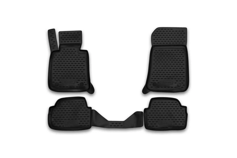 Element EXP.NLC.05.03.210k Premium Anti-Slip Rubber Floor Mats BMW 1-3D Year: 04-11, Black, Fit