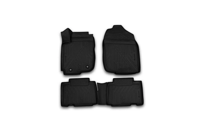 Element EXP.CARTYT0007k Premium Non-Slip Rubber Floor Mats for Toyota Rav 4 Year 13-20 Black